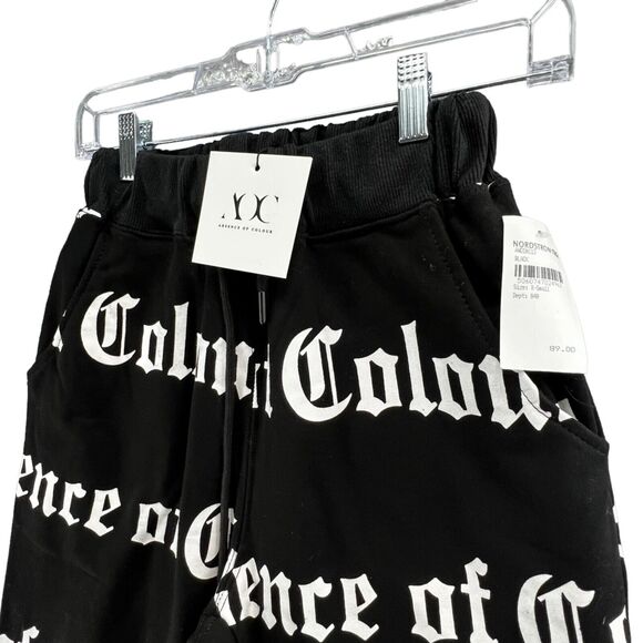 Absence Of Colour Pants Womens XS Roma Jogger Sweatpants Spellout Streetwear NEW - Picture 4 of 13